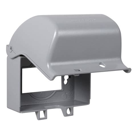 taymac 1-gang rectangle metal weatherproof electrical box cover|taymac box covers.